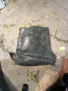 modern+chic Reese Vegan Leather Backpack with Gold Hardware